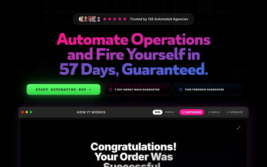 show them click off the offer page — frame 1 of 3