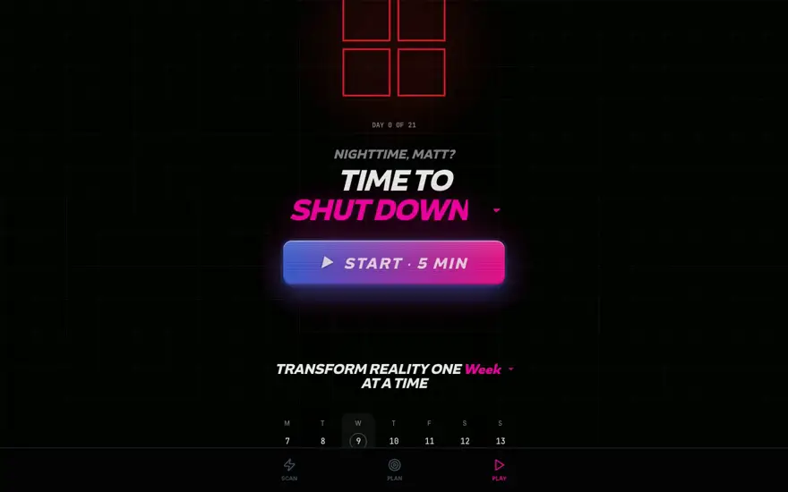 The app — frame 1 of 2